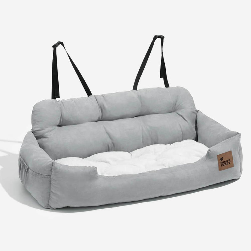 Capa de carro com cama para cachorro