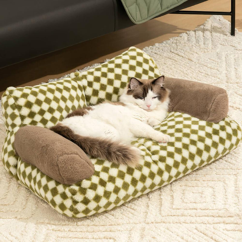Sofá Cama Para Pet Ortopédico Vintage