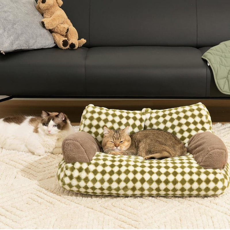 Sofá Cama Para Pet Ortopédico Vintage