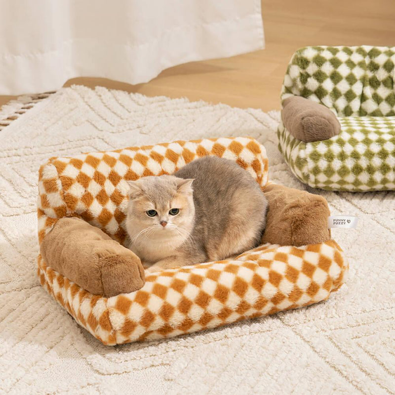 Sofá Cama Para Pet Ortopédico Vintage