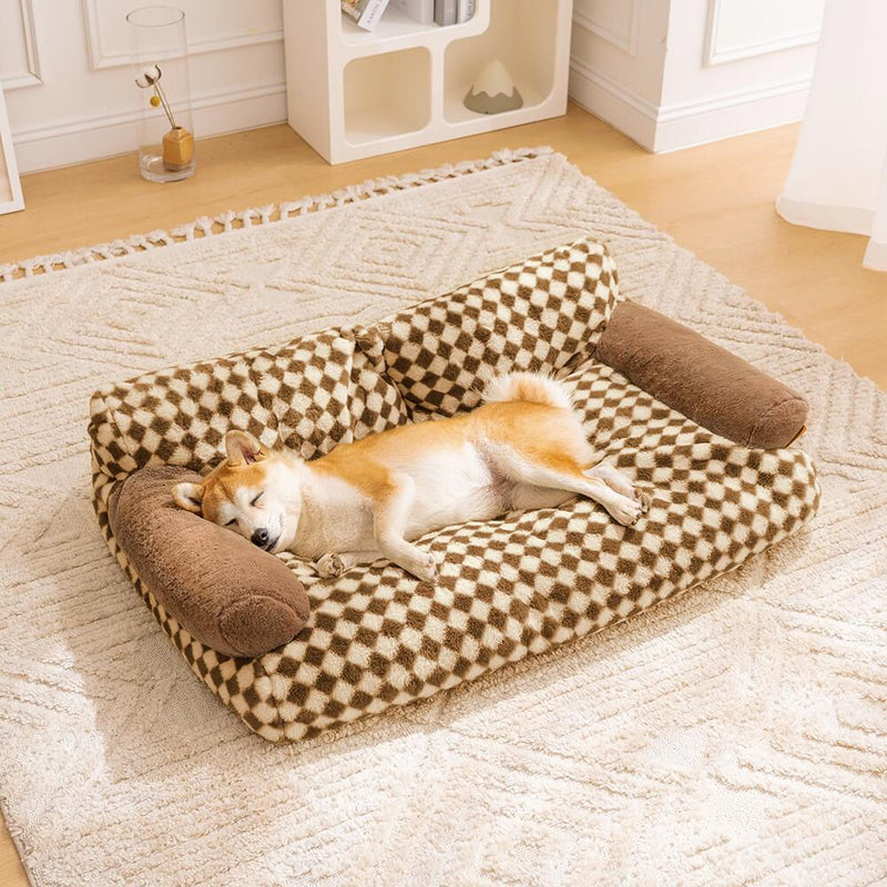 Sofá Cama Para Pet Ortopédico Vintage